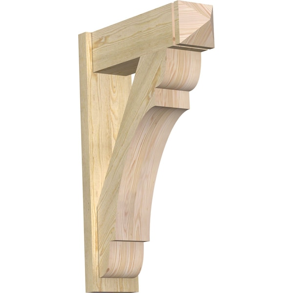 Ekena Millwork Olympic Arts & Crafts Rough Sawn Outlooker, Douglas Fir, 8"W x 26"D x 38"H OUT08X26X38OLY03RDF - main